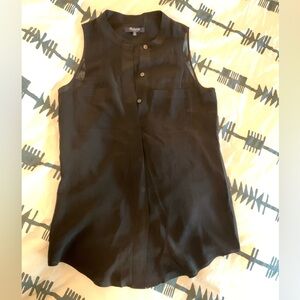 Madewell XS Silk Sleeveless Blouse